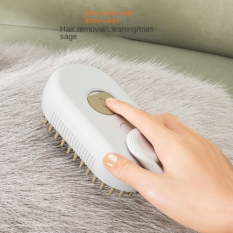 Pet steam brush